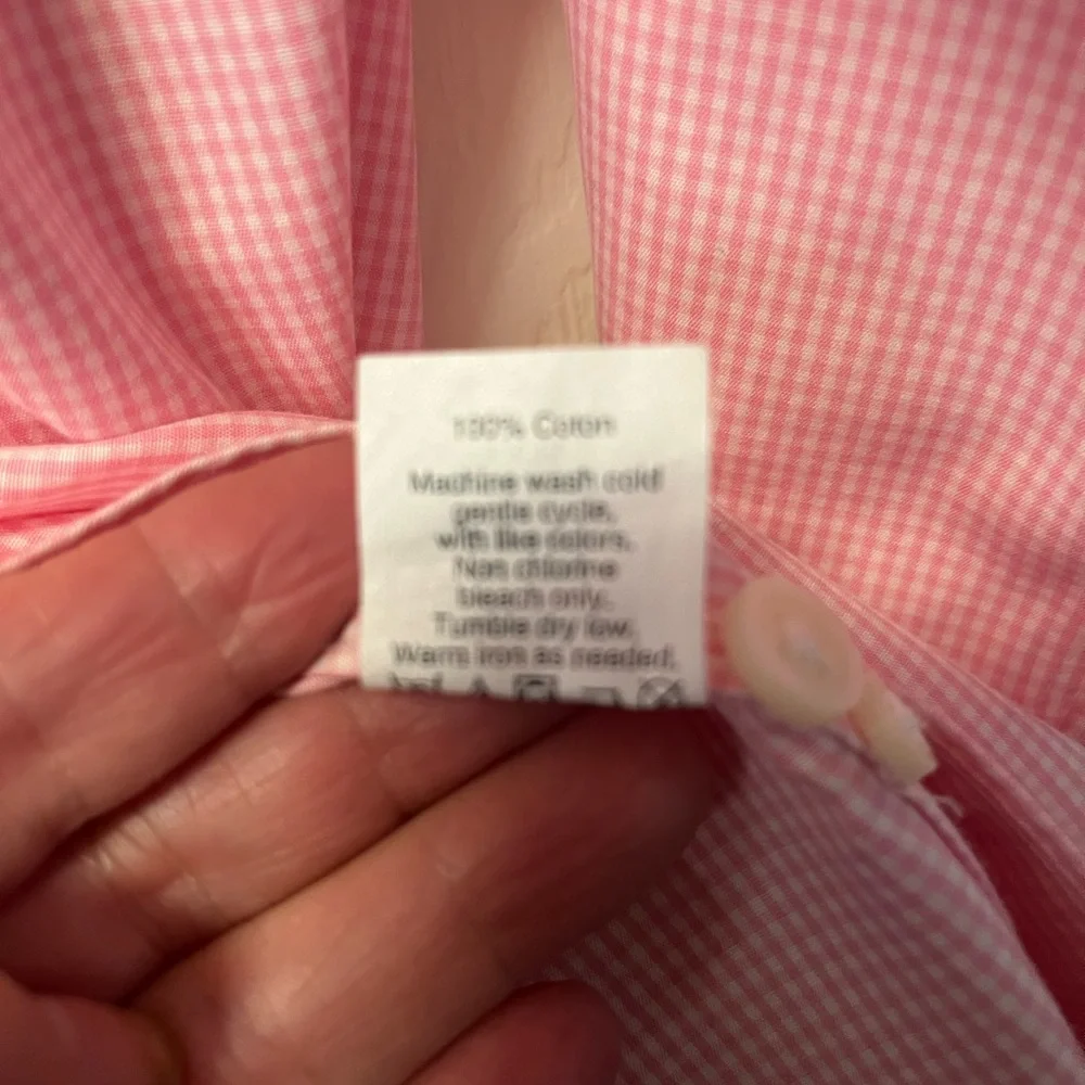 J. Crew Men’s Button Down Thompson Shirting‎ Wrinkle Free Shirt Size Small
